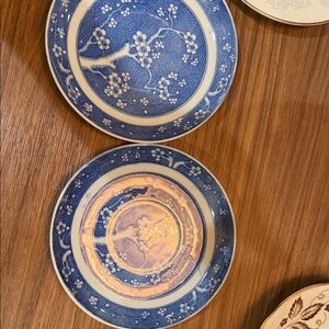 Classic Blue Floral Dinnerware Set